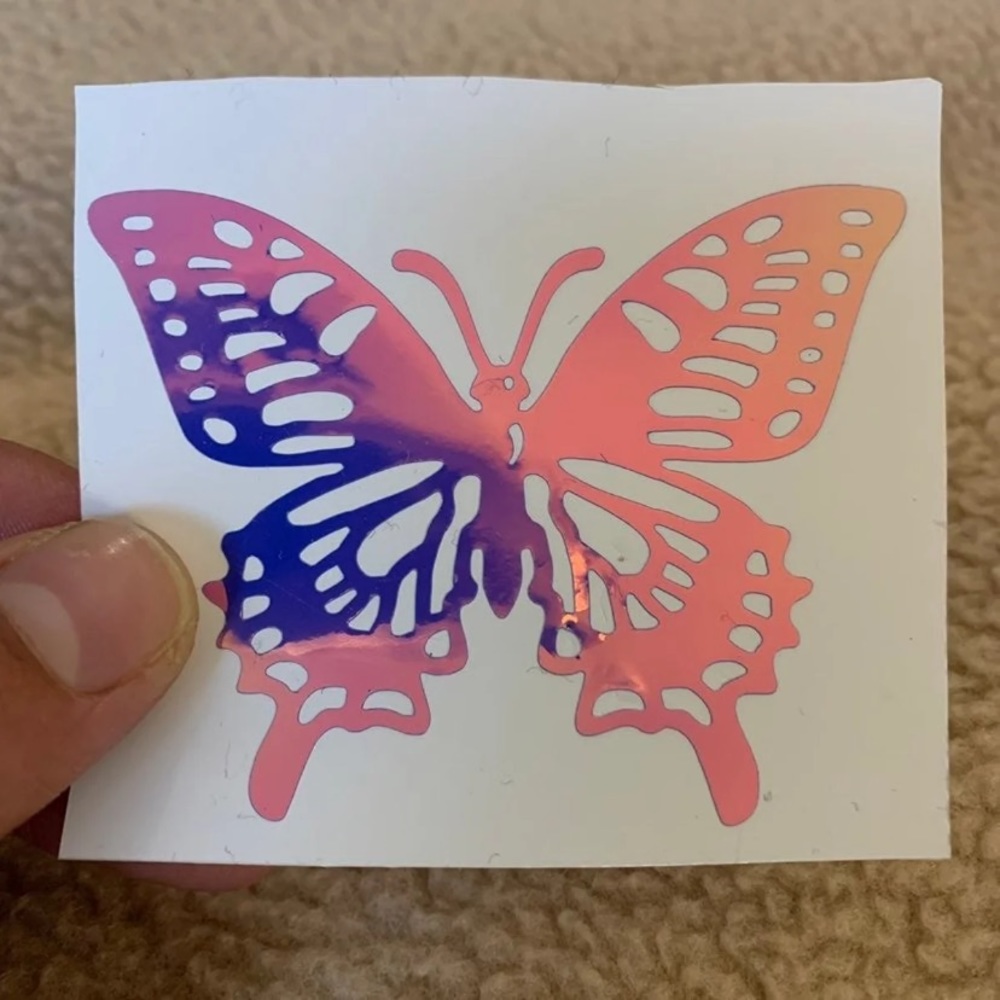 Vinyl Decals | Holographic Butterfly